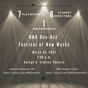 UNA CAT: One-Act Festival of New Works